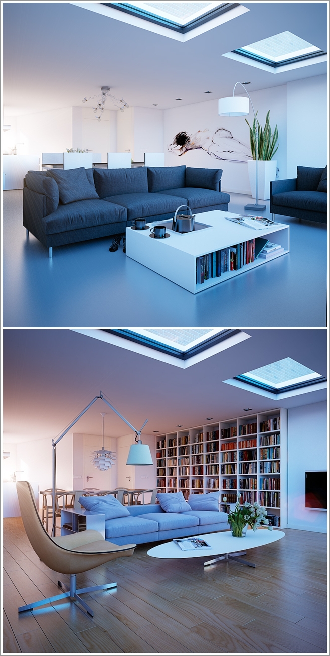 Brighten Up Your Living Room With A Skylight In Ceiling