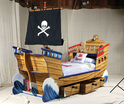 What are pirate ship beds?