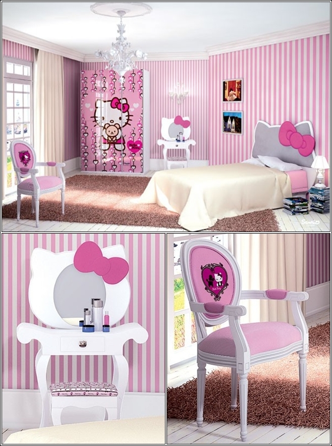 Turn Your Little Girl's Room to a Hello Kitty World!