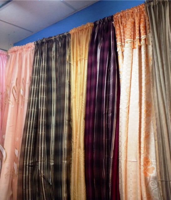 Ginghams and plaids make a quilt-like effect