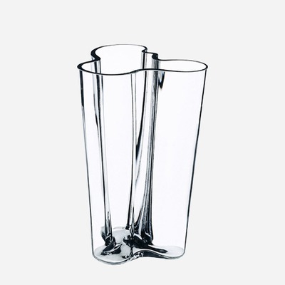 Alvar+Aalto+10'+Vase+in+Clear