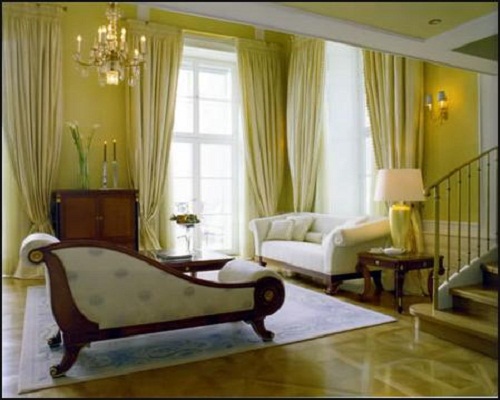 Green-Curtain-Ideas-for-Living-Room-and-Candelabra