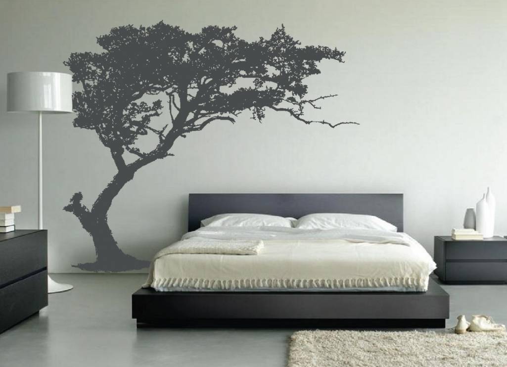 and elegant wall art sticker for your bedroom, beside that tree art ...