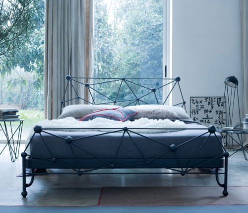 Eclectic Wrought Iron Bed Design