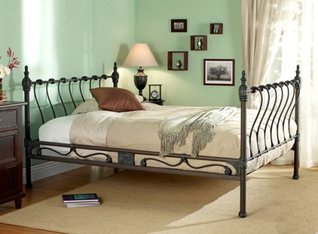 Modern Wrought Iron Bed Design