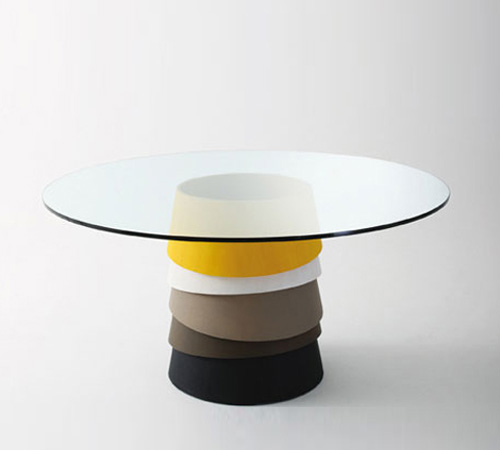 Multi-layer coffee table via Galloti&Radice