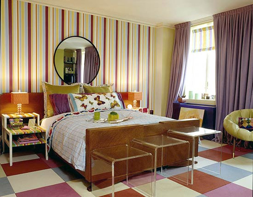 DELIGHTFUL & FUN DESIGNS WITH STRIPE WALLS