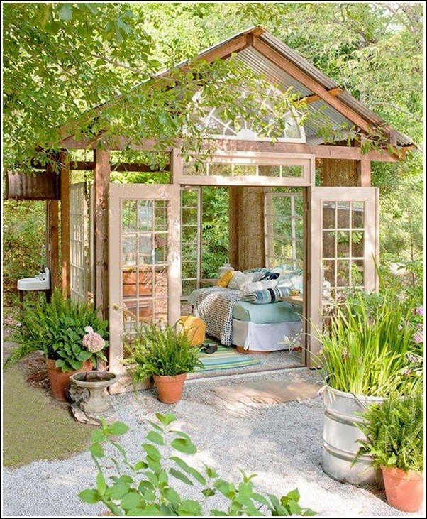 Transform Your Garden Shed or Greenhouse into a Relaxing Retreat