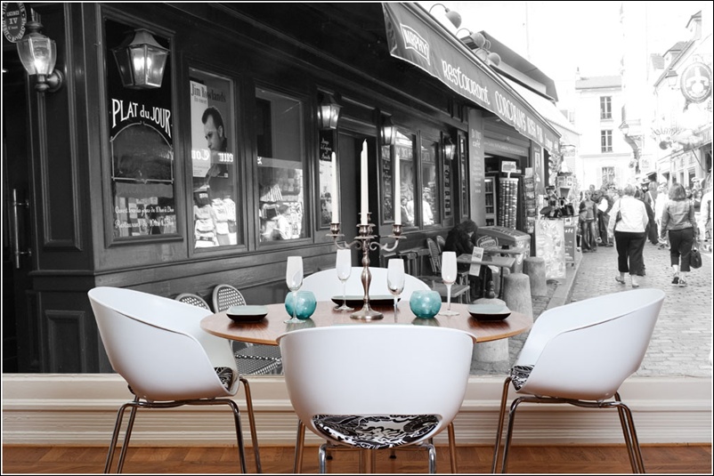 Modern dining room - round table