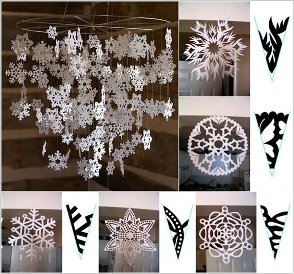 10 Amazing Decoration Ideas Using Paper Snowflakes