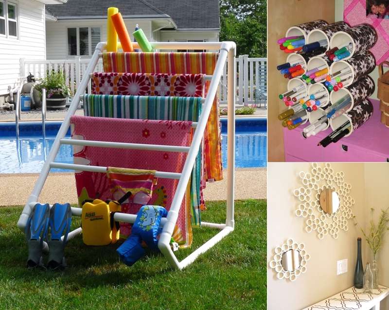 5 Ways in which PVC Pipes can Decorate and Organize Your Home