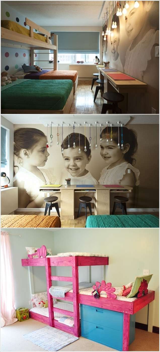 5 Fabulous Bedroom Ideas For Triplets With Triple Fun