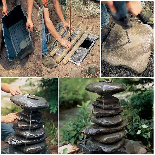 stacked-rock-diy-fountain
