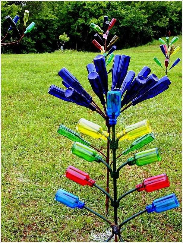 bottle recycled materials garden tree amazing orchard trees crafts wine made yard make bottles diy arts things city they originated