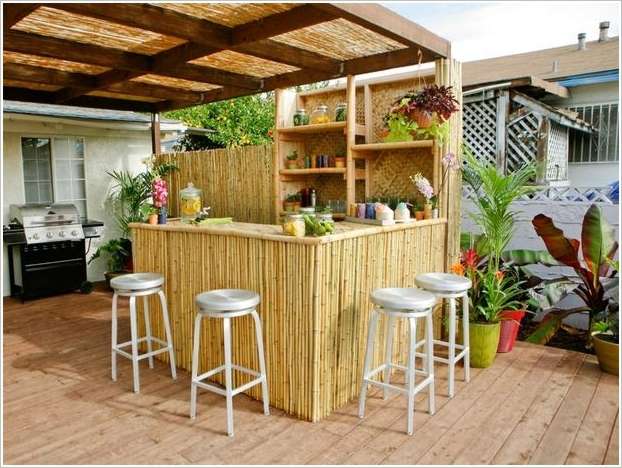 DIY Outdoor Bar Ideas