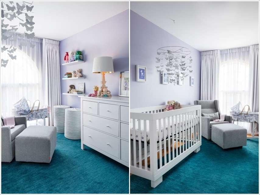 Chambre bebe bleu turquoise et gris ~ tazmik.com for . Désign de bébé Chambre Bleu