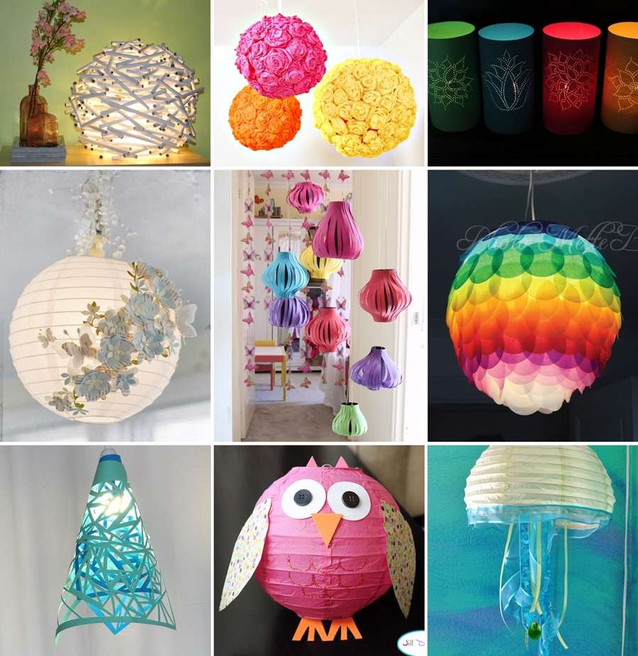 20 Amazing DIY Paper Lanterns and Lamps