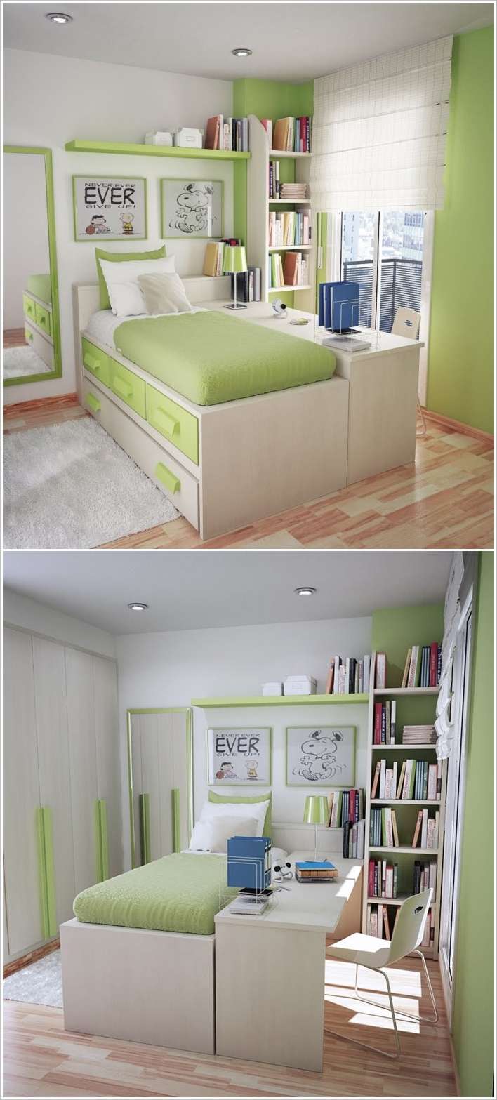 10 Clever Solutions for Small Space Teen Bedrooms
