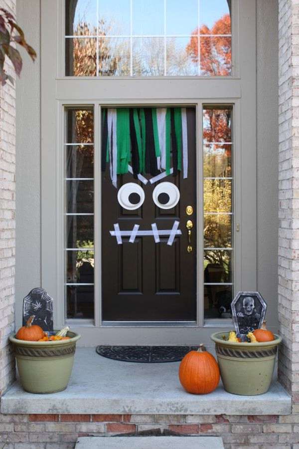Monster Halloween Front Door