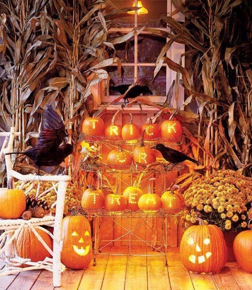 Trick Or Treat  Halloween Porch