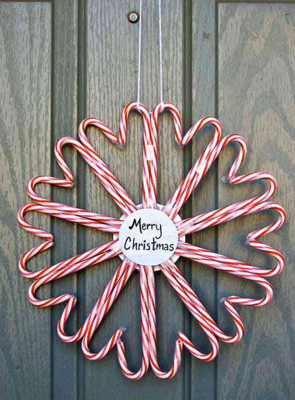 Candy Can Christmas Wreath