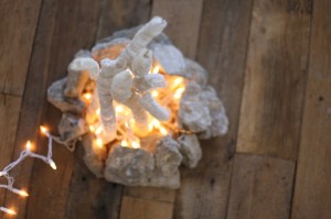 Fireless Fire Pit  (perfect for a kid’s room!)
