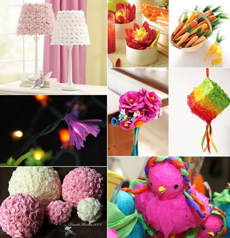 50+ Creative Crepe Paper Crafts for You to Try