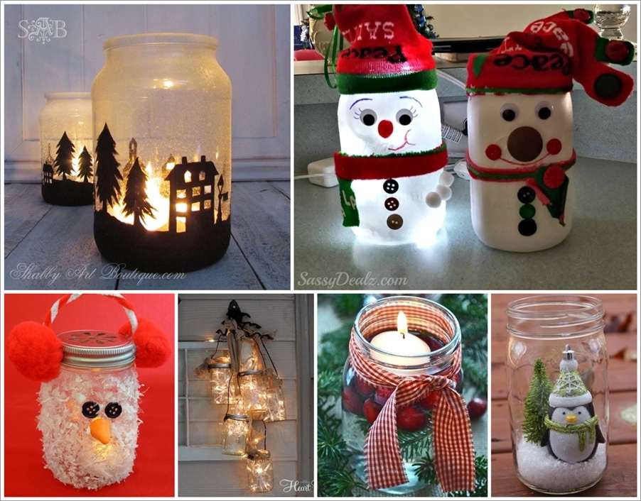 12 Marvelous Mason Jar Christmas Crafts To Make