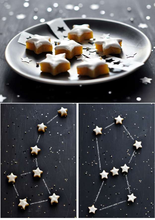 Make a constellation cookie tray