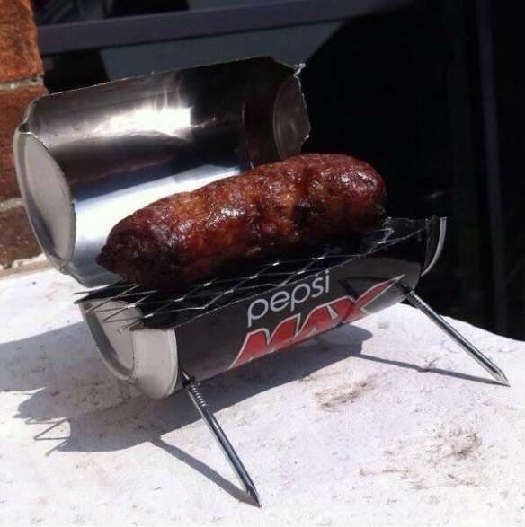 Pepsi Can BBQ Grill