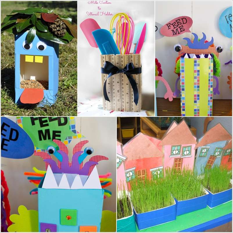 10 Clever and Cool Ideas to Recycle Milk Cartons