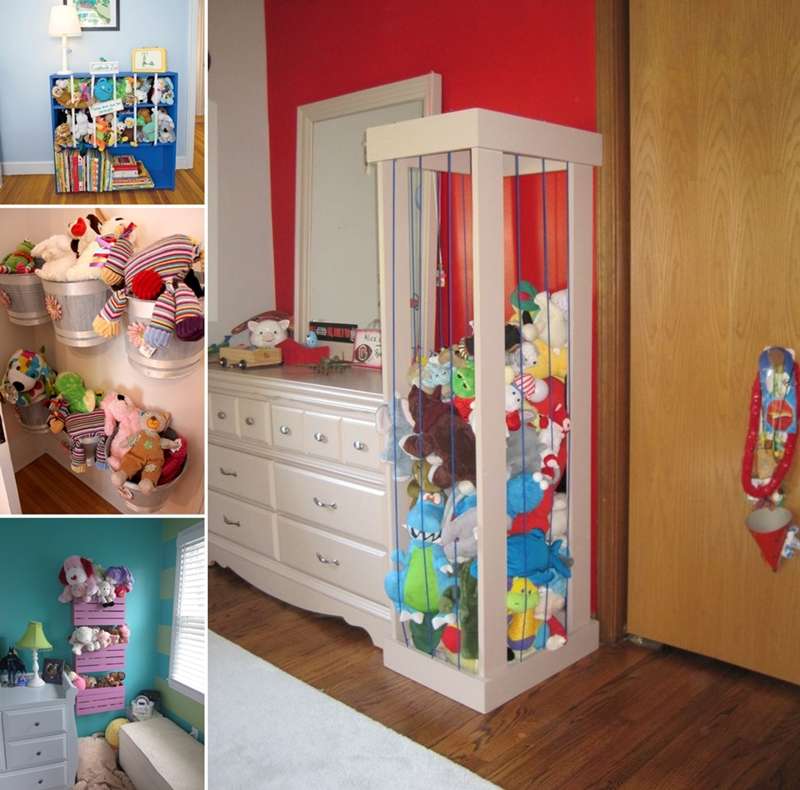 15 Cute Stuffed Toy Storage Ideas for Your Kids' Room