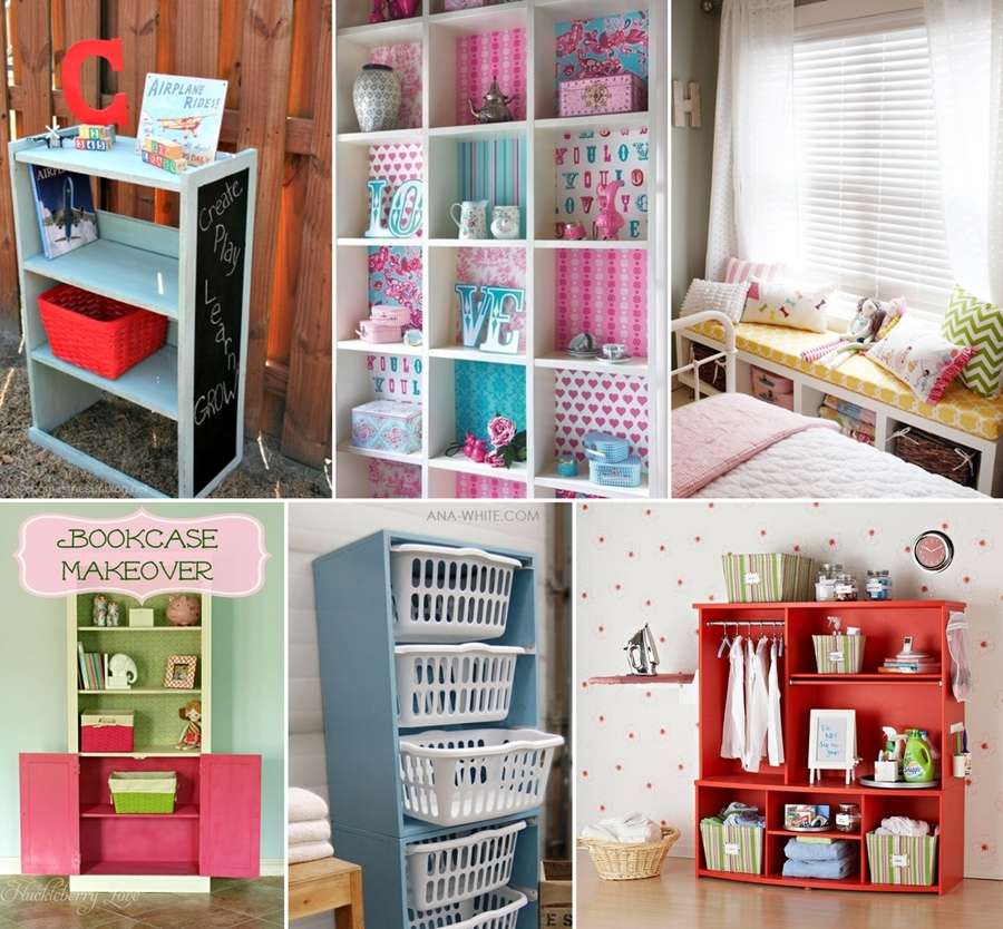 12 Amazingly Creative Bookcase Makeover Ideas