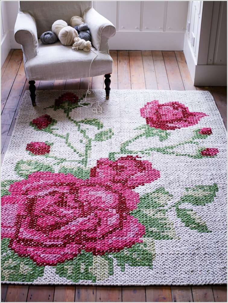 15 Cool Home Decor Ideas with Cross Stitch