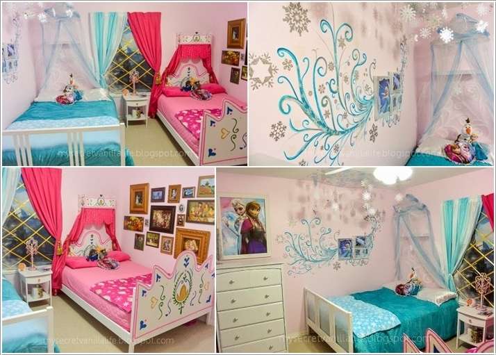 10 frozen movie inspired kids' room decor ideas