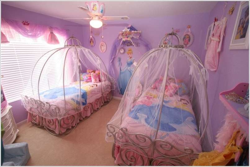 15 Lovely Disney Princesses Inspired Girls' Room Decor Ideas