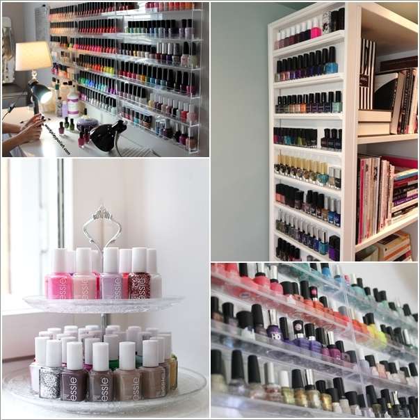 10 Cool And Clever Nail Polish Storage Ideas