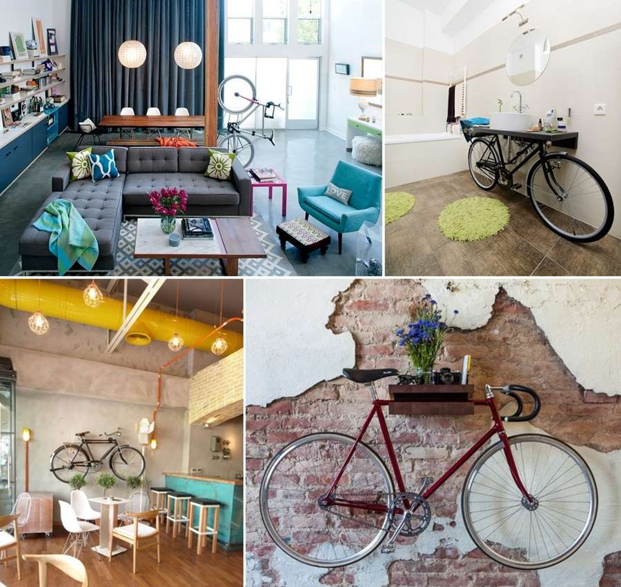 15 Ideas to Decorate Your Home with Bikes