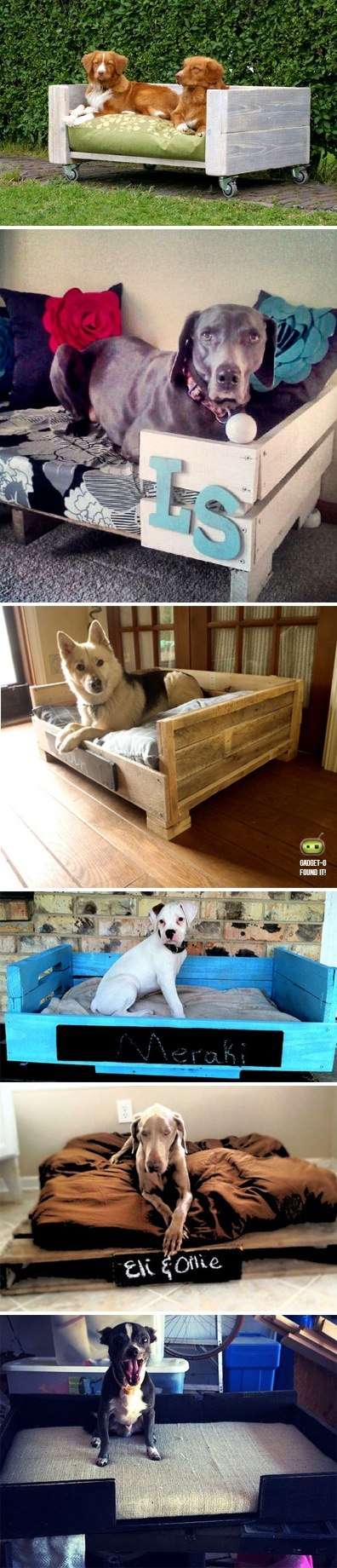 Dog Bed from pallet