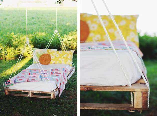 Repurposed Swing Bed