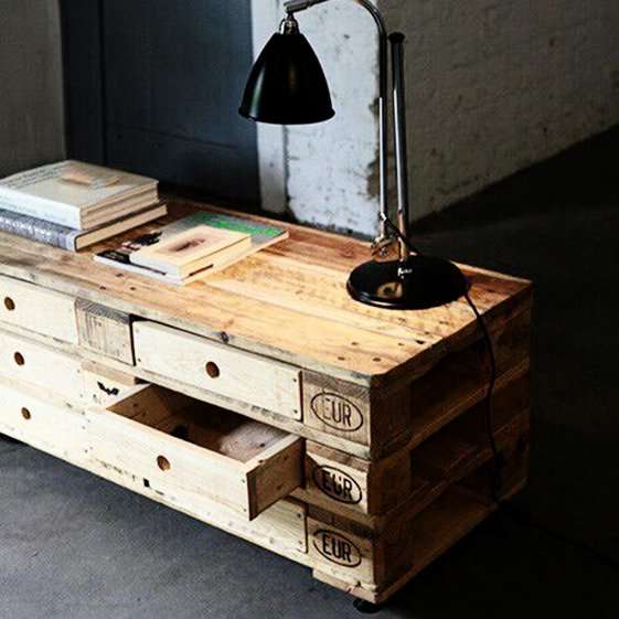 Wood Apotecary Table