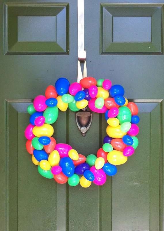 Colorful Easter Wreath