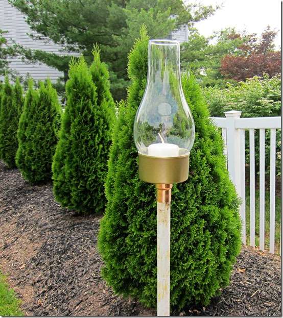 DIY garden lantern