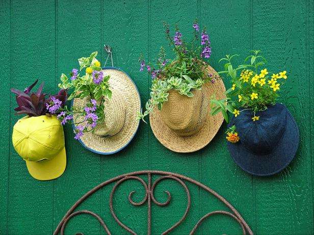 Fancy Old Hats Planters