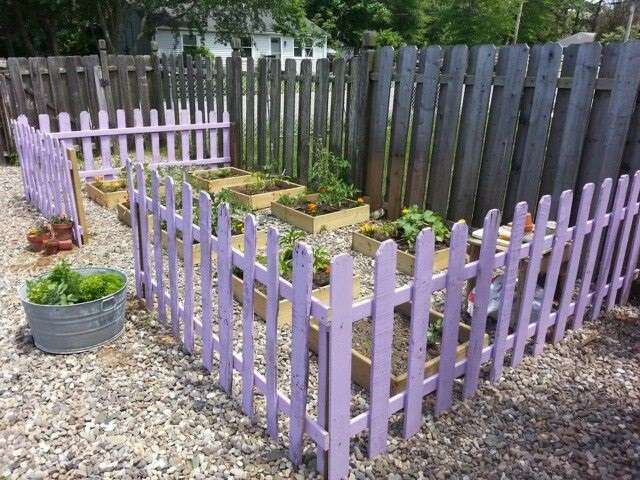 Herb Garden Pallet Fence