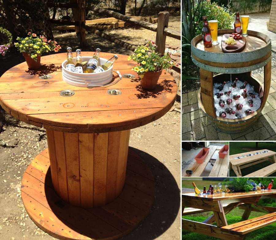 15 Awesome Cooler Table Designs Perfect for Summer Parties
