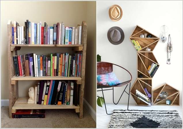 10 Amazing Bookcase Ideas From Recycled Materials