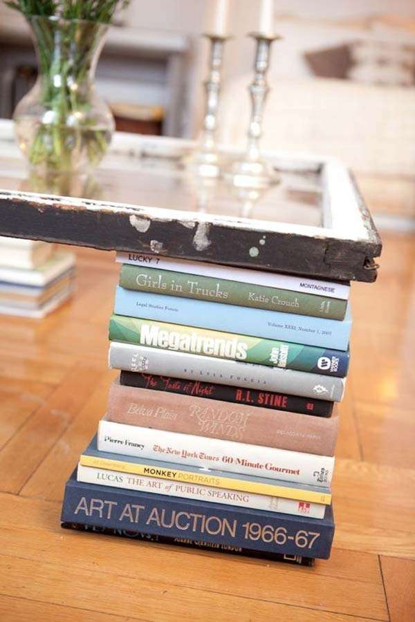 Books as Coffee Table's Legs