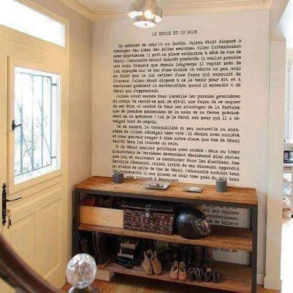 Print Out Your Favorite Book paragraph on your wall