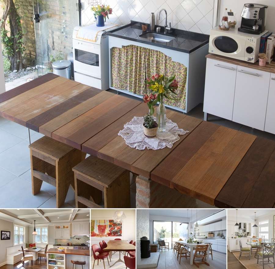 15 Fantastic Table Designs for Your EatIn Kitchen